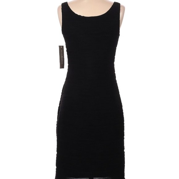 NWT - NY Collection Black Dress - Picture 3 of 13